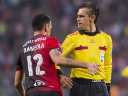 Daniel Arreola del Atlas se perderá un partido por recibir una segunda tarjeta amarilla en el mismo partido. MEXSPORT / ARCHIVO