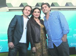 Los actores Erik Hayser, Ana Brenda Contreras y Martín Altomaro nos contaron un poco sobre la película. EL INFORMADOR / E. Barrera