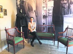 A cargo. Beatriz Bastarrica es quien está al frente de la exposición 'Apariencia y tensión. Guadalajara en el Porfiriato'. ESPECIAL / Cultura Guadalajara