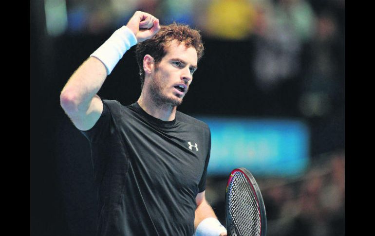 Andy Murray. El británico encabeza la clasificación de la ATP con 11 mil 540 puntos. AP /