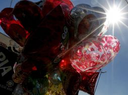 Los globos son de los obsequios más regalados en festividades como la de este 14 de febrero. NTX / ARCHIVO