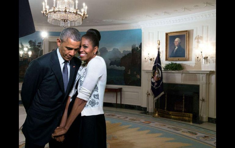 La fotografía ya ha sido retuiteada más de 100 mil veces. TWITTER / @BarackObama