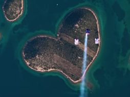Galesnjak es una isla desierta, famosa por su forma de corazón. YOUTUBE / Red Bull
