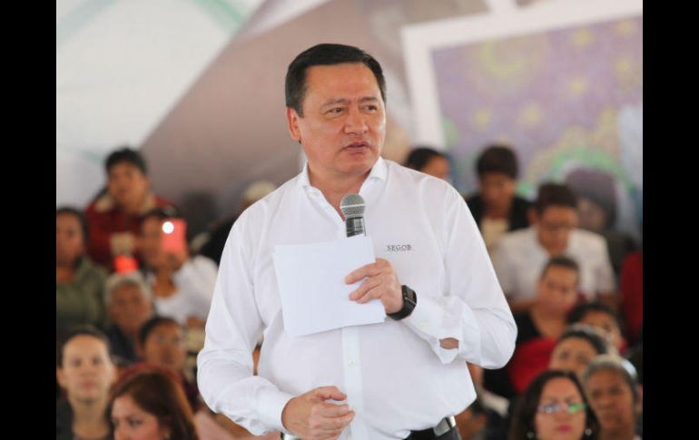 El titular de Gobernación apuntó que las Fuerzas Armadas, sin duda, están para proteger a la sociedad ante la delincuencia. SUN / O. Contreras