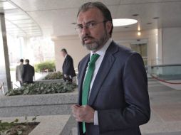 Videgaray comparecerá ante el Congreso en los próximos días. NTX / ARCHIVO