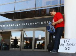 La semana pasada, tres jueces bloquearon la orden que vetaba la entrada de ciudadanos de siete países musulmanes. AP / A. Sultán