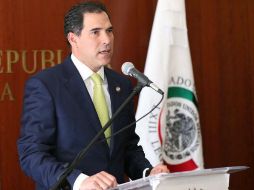 El comunicado de Escudero destaca su felicitación al secretario de Marina, Vidal Francisco Soberón Sanz, y a los marinos participantes. TWITTER / @Pabloescuderom