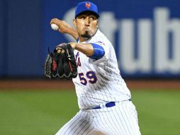 Fernando Salas llegó a los Mets de Nuena York a cambio de Erik Manoah, por lo que decidieron retenerlo con un nuevo contrato. TWITTER / @Mets