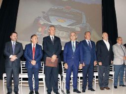 Miguel Mancera, se juntó con los organizadores y ambas partes realizaron la difusión del evento. TWITTER / @RallyMexico