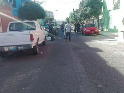 Los hechos sucedieron en el cruce de las calles Francisco Estrada y Daniel Larios. ESPECIAL /