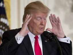 Trump dice que abordará ''con corazón'' la situación de 750 mil inmigrantes traídos a EU sin autorización cuando eran niños. AP / A. Harnik