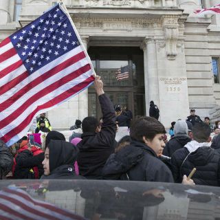 Protesta de migrantes prende en sur de Florida, pero no en Miami
