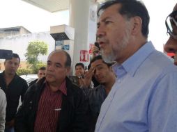 Noroña viajó a Guadalajara desde la Ciudad de México para promover lo que él llama la desobediencia civil. ESPECIAL /