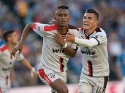 Fidel Martínez celebra su gol ante Cruz Azul. MEXSPORT / D. Leah