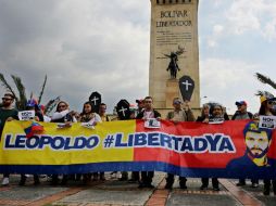 'La dictadura de unos pocos no podrá con la voluntad de millones de venezolanos', dijo Leopoldo López. EFE / L. Muñoz