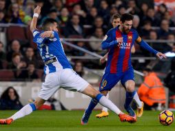 Los blaugrana se llevan los tres puntos con más corazón que futbol. AFP / J. Lago