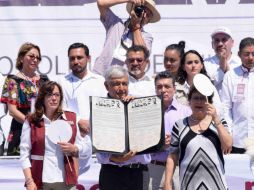 El encuentro se realizó en el parque Bicentenario, ante unos 20 mil seguidores y simpatizantes. SUN / O. León