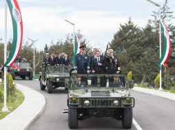 El Presidente Enrique Peña Nieto afirmó que las Fuerzas Armadas han demostrado su compromiso con el país. NTX / Presidencia