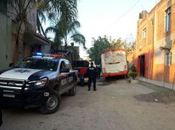 Sucede en el cruce de las calles Francisco Villa e Insurgentes, en la colonia San Martín de las Flores de Abajo. ESPECIAL /