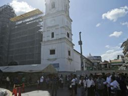 El movimiento telúrico se sintió, durante varios segundos, alrededor de las 14:35 hora local. AP / A. Franco