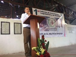 Saúl Beltrán acudió a declarar ante la Comisión Instructora a puerta cerrada; se declaró inocente de las acusaciones. FACEBOOK / Dip. Saúl Beltrán Orozco