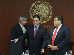 Respecto al muro, Gerónimo indicó que ‘no existe fundamento que permita cubrir el costo de un muro con recursos al erario mexicano. TWITTER / @MBarbosaMX