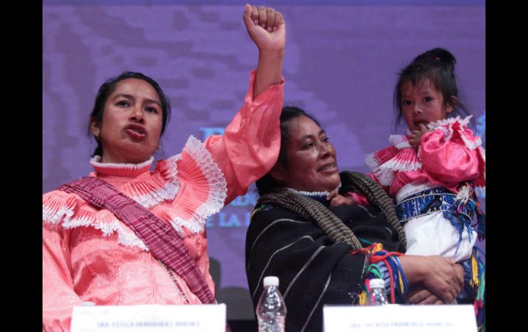 Las tres rindieron su declaración sin la asistencia de un intérprete que conociera su cultura y hablara la lengua hñáhñú. EFE / S. Gutiérrez