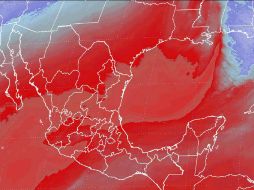Esperan vientos fuertes de componente norte con rachas superiores a 60 kilómetros por hora en el litoral sur del Golfo de México. TWITTER / @conagua_clima