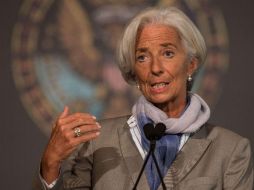La directora del FMI dice que la reducción del monto de la deuda griega no le parece que fuera necesaria. AFP / ARCHIVO