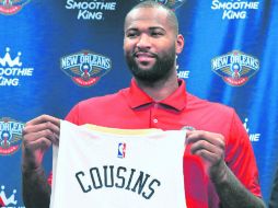 DeMarcus Cousins fue canjeado de los Kings de Sacramentos a los Pelicans el domingo pasado. AP / T. Jackson