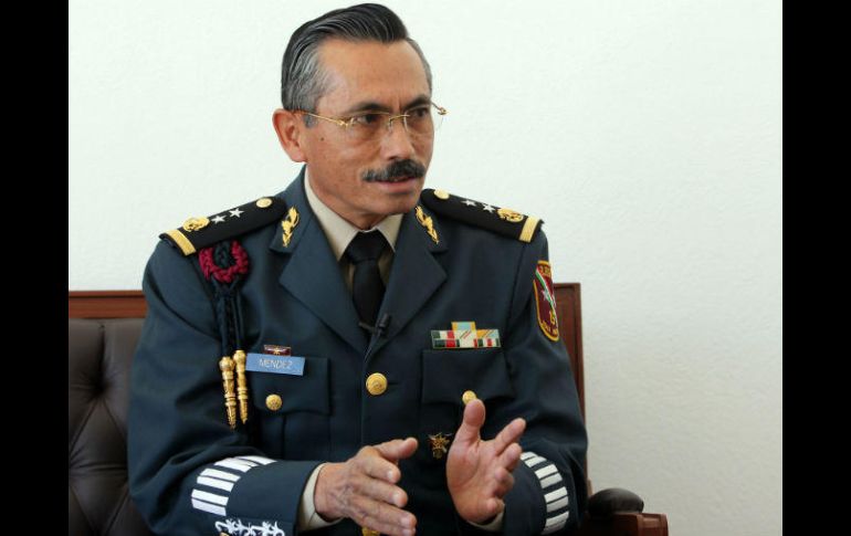 El general Enrique Méndez González aseguró que 'urge' la estrategia de despistolización. EL INFORMADOR / M. Vargas