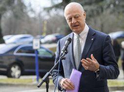 El comisionado Staffan de Mistura admite que la llegada de Trump crea incertidumbre en el proceso de paz. EFE / M. Trezzini