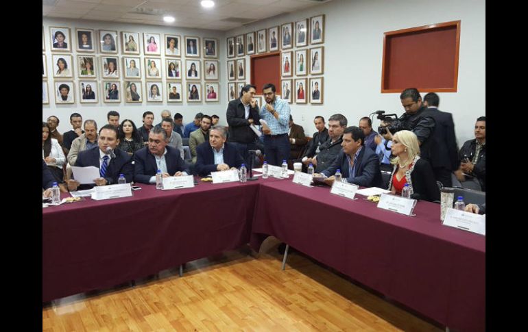 Imagen de la sesión de la Comisión de Vigilancia. TWITTER / @LegislativoJal