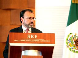 Videgaray comparecerá el próximo 28 de febrero ante el pleno. NTX / ARCHIVO