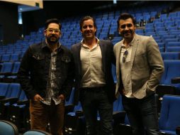 Pedro Ortíz de Pinedo, Juan Covarrubias y Jesús Ortíz de Pinedo, de izquierda a derecha. EL INFORMADOR / G. Gallo