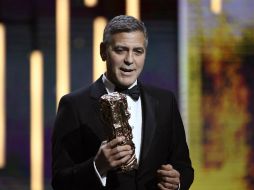 George Clooney recibió el premio 'César de Honor' de la Academia de las Artes y Técnicas del Cine de Francia. AFP / B. Guay