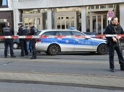 La zona en donde se produjo el incidente estaba cerrada por un importante dispositivo de seguridad. EFE / R. Priebe