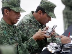 De 2010 a la fecha han asegurado más de 142 mil armas en México. EL INFORMADOR / ARCHIVO