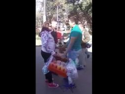 En los comentarios del video se detalla que la escena ocurrió en el Parque Revolución. YOUTUBE / Javier Martinez