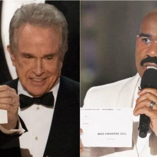Steve Harvey reacciona al error en los Oscar