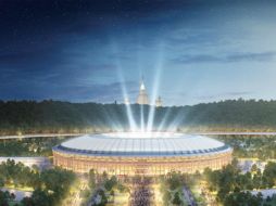 El Luzhniki (estadio) será entregado en junio. La inauguración oficial será en un partido amistoso entre Rusia y Argentina. ESPECIAL / fifa.com