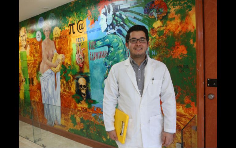 Rodrigo Solís es estudiante de medicina en la UdeG, viajó en diciembre a EU para participar en un curso en el Babson College. EL INFORMADOR / G. Gallo