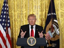 Este martes, Donald Trump dará su primer mensaje ante legisladores, en una sesión conjunta en el Congreso. AP / ARCHIVO