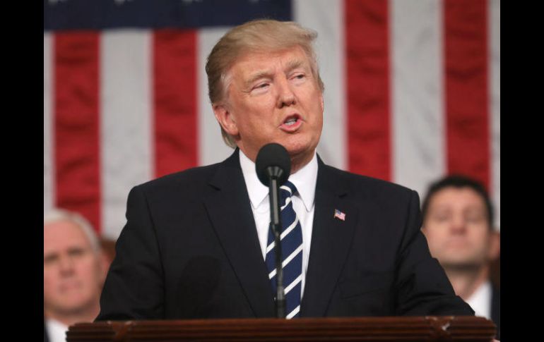 ‘Debemos restaurar la integridad y el imperio de la ley en nuestras fronteras’, manifestó el presidente estadounidense. AFP / J. Lo Scalzo