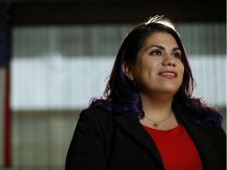 La ‘dreamer’ mexicana Astrid Silva exaltó hoy las contribuciones de los inmigrantes a Estados Unidos. AP / A. Brandon