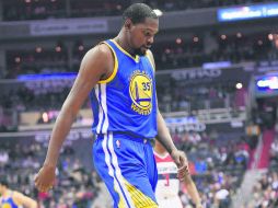 Susto. Kevin Durant será sujeto a una resonancia magnética para determinar la gravedad de su lesión. AP / N. Wass