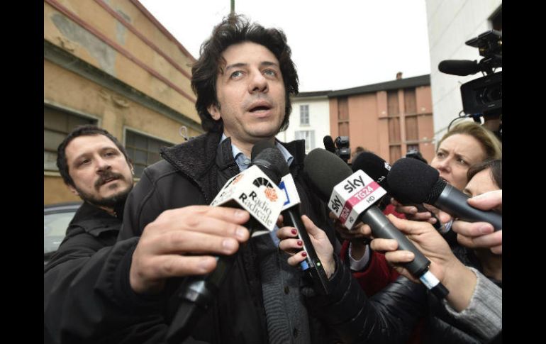 Marco Capato, presidente de la asociación Luca Coscioni podrá ser condedano a 12 años de cárcel por 'instigación al suicidio'. EFE / F. Lo Scalzo