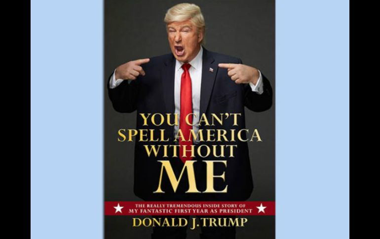 Con la publicación del libro, Baldwin  encontró otra manera de burlarse de Donald Trump. TWITTER / @penguinpress