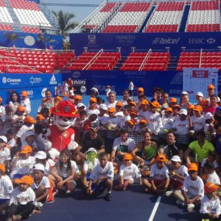 Los niños se adueñan del Abierto Mexicano