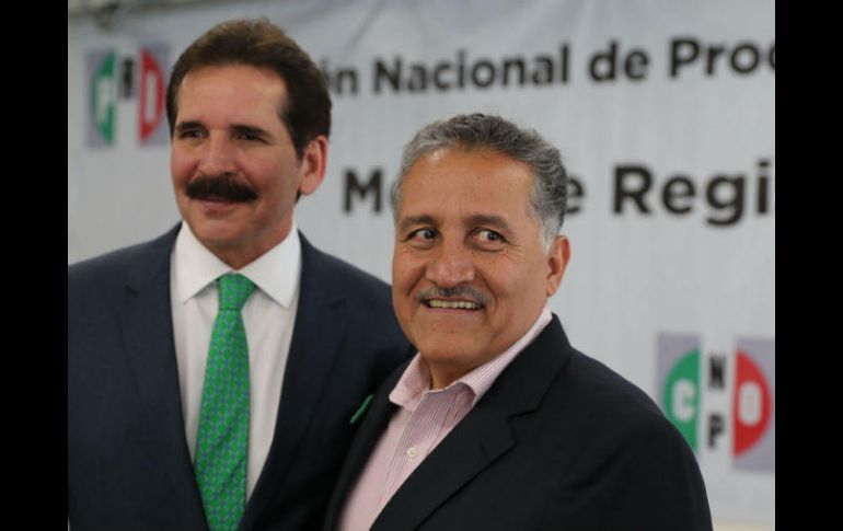 Arturo Zamora subrayó que abanderará el combate a la corrupción en la CNOP. SUN / J. Reyes